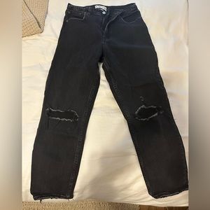 Abercrombie Curve Love High Rise Mom Jeans